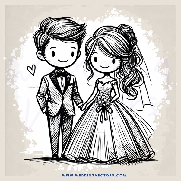 couple on their wedding day