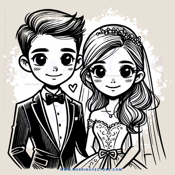 the groom and bride