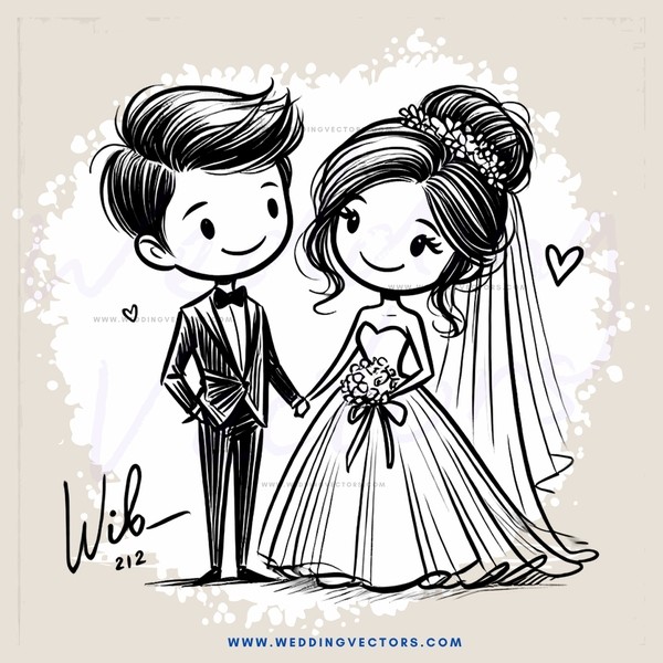 a wedding illustration