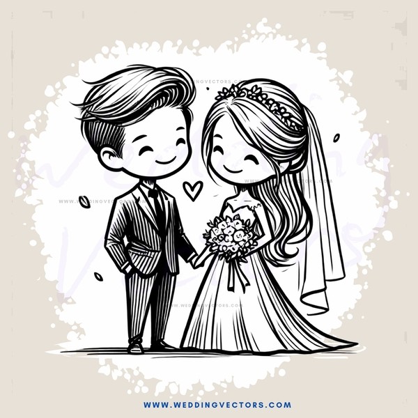 bride and groom at wedding