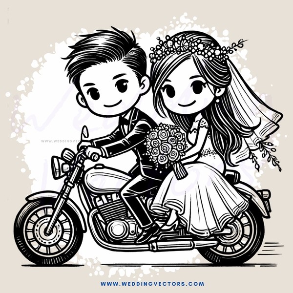 a couple riding a motorcycle together