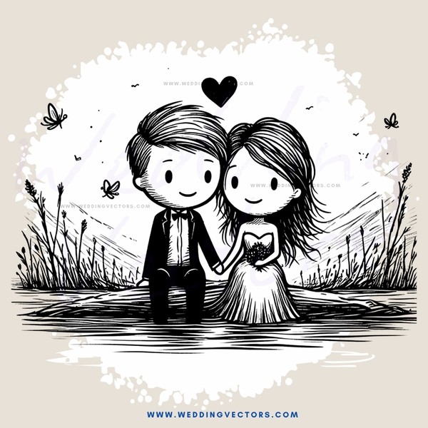 a couple in love with nature