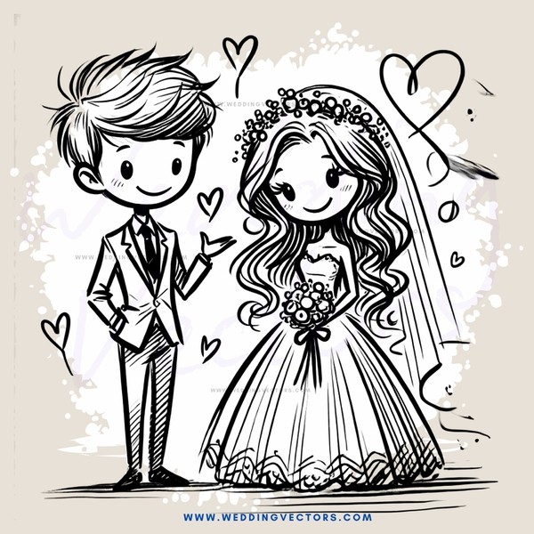 a bride and groom with their hands touching
