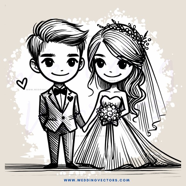 a boy and girl holding hands