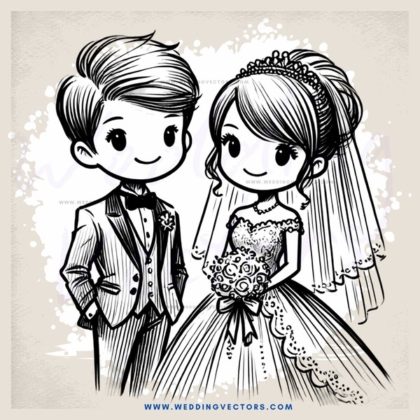 a boy and girl holding hands