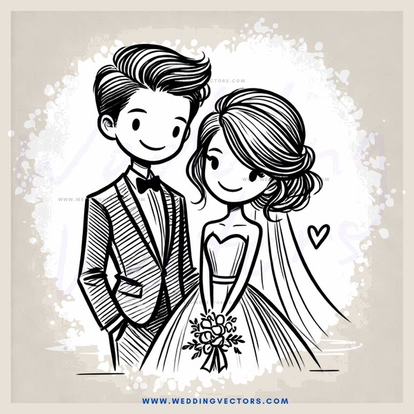 a boy and girl are smiling