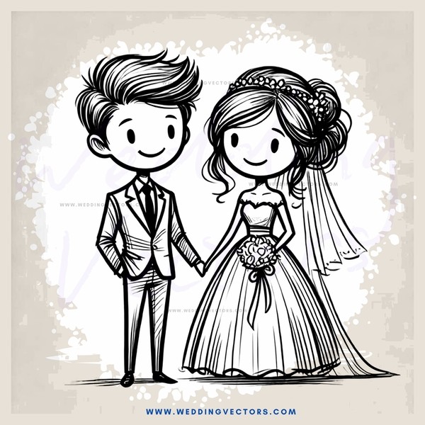 the bride and groom's first kiss