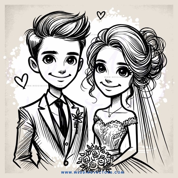 a bride and groom exchange rings