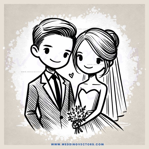the bride and groom