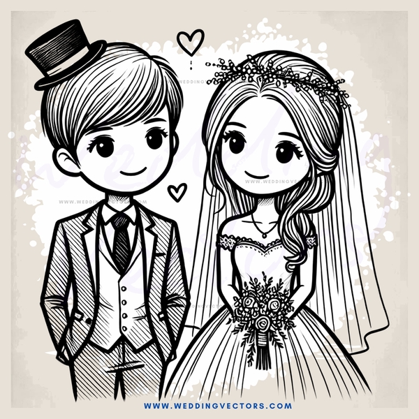 a boy and girl wearing wedding rings
