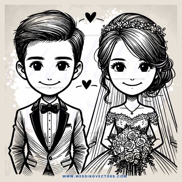 a boy and girl holding hands
