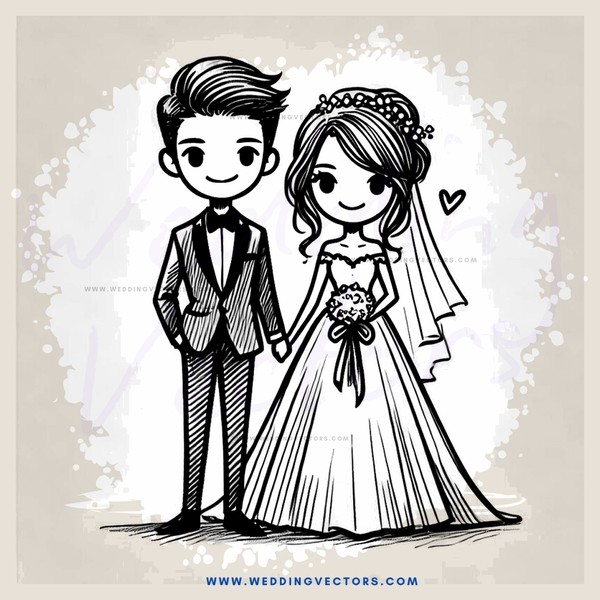 the newlywed couple's wedding picture