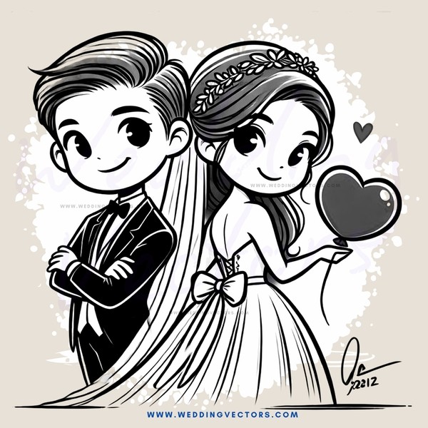 engagement ring and wedding gown drawing by c a 2012