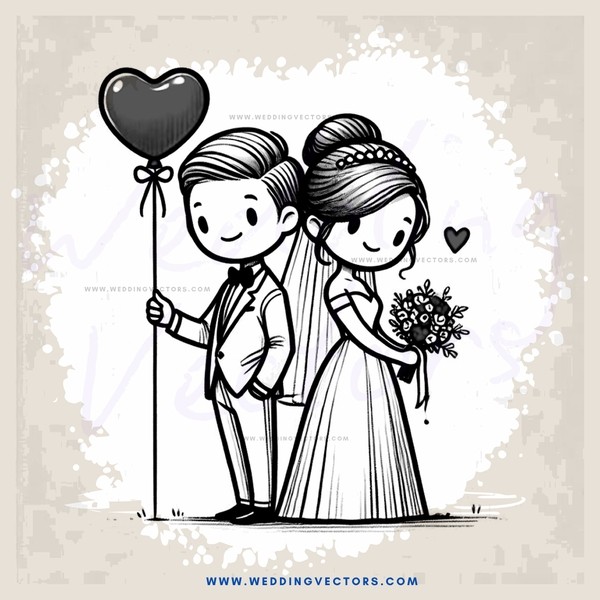 wedding bride and groom
