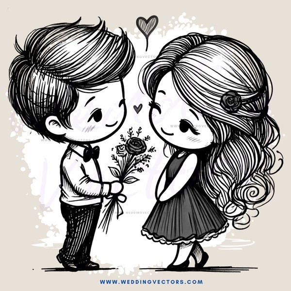 lovers kissing