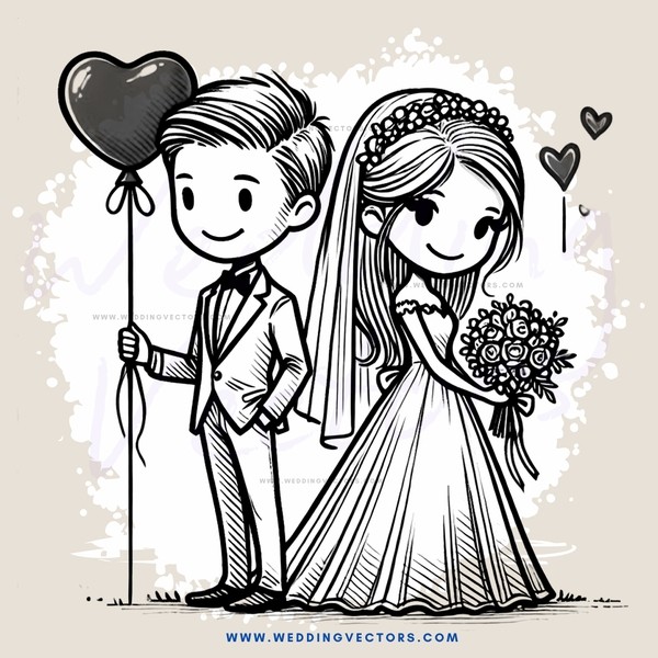 the groom and bride