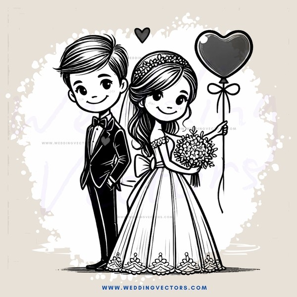 wedding picture of couple