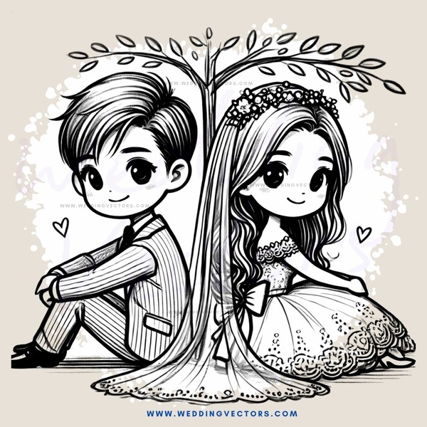 lovers' tree branches