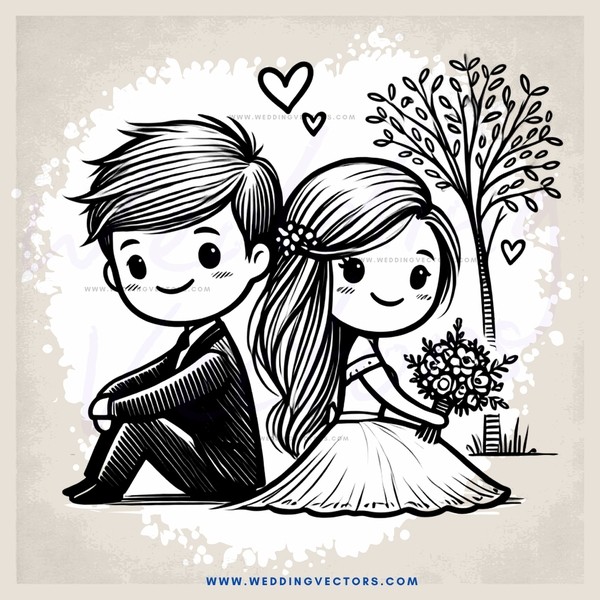 a man and woman sitting together holding hands