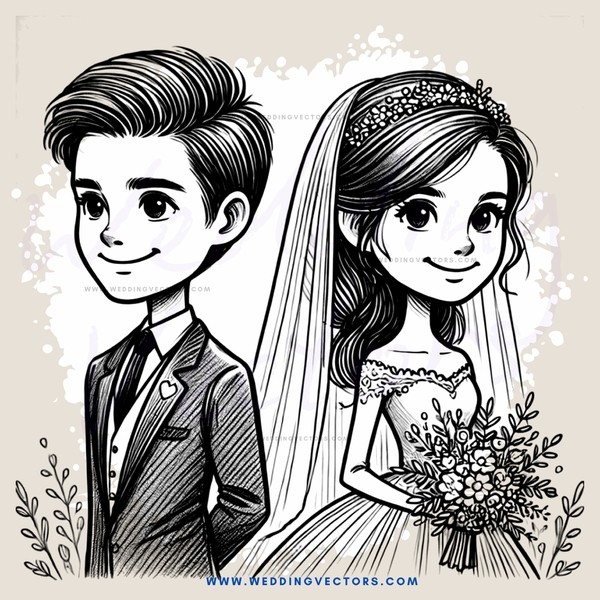 the bride and groom