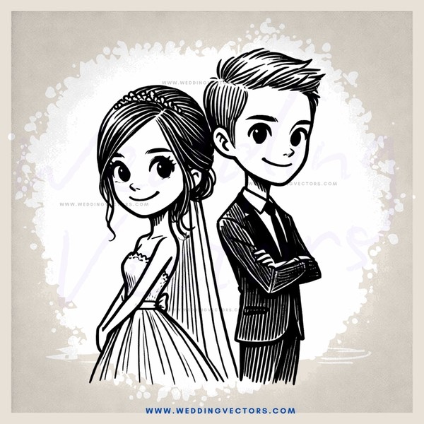 a young couple portrait in black and white