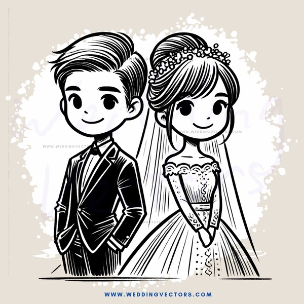 engaged couple posing together