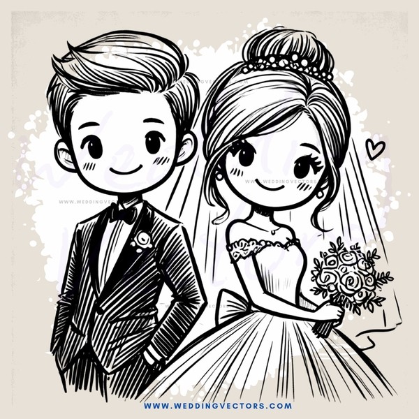 a boy and girl are posing with flowers