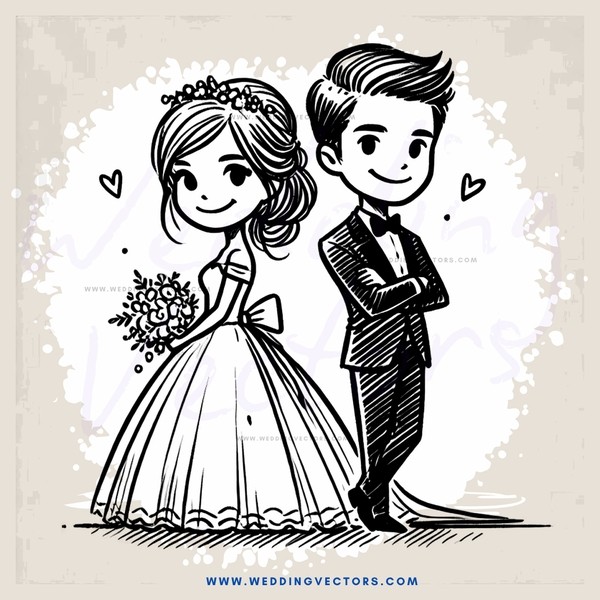 the groom and bride