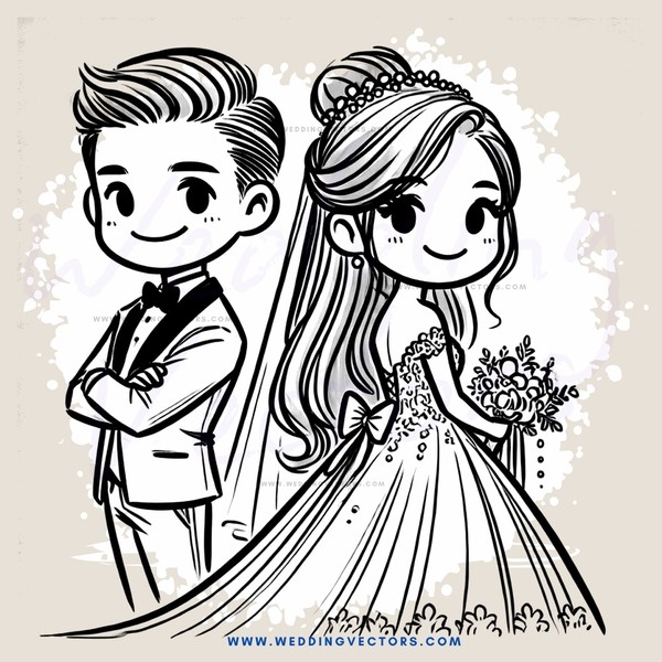 a couple's portrait in black and white