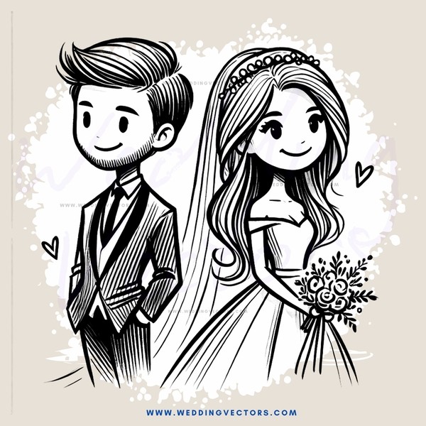 the groom and bride