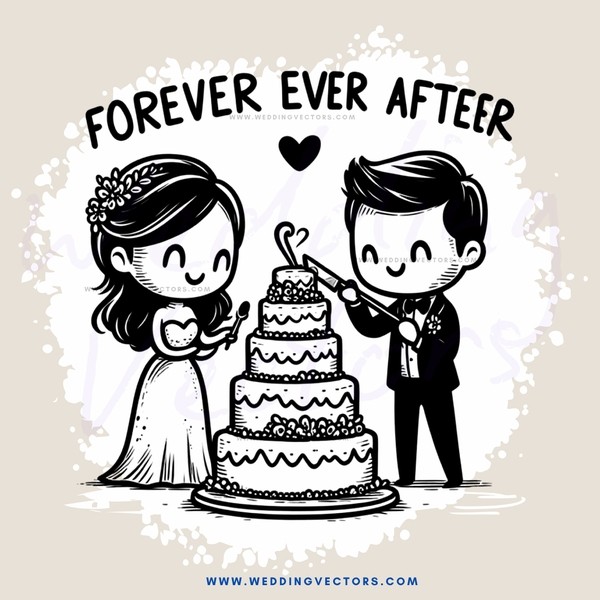 cake cutting couple picture