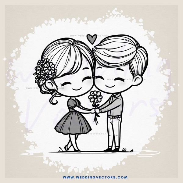 boy and girl standing together