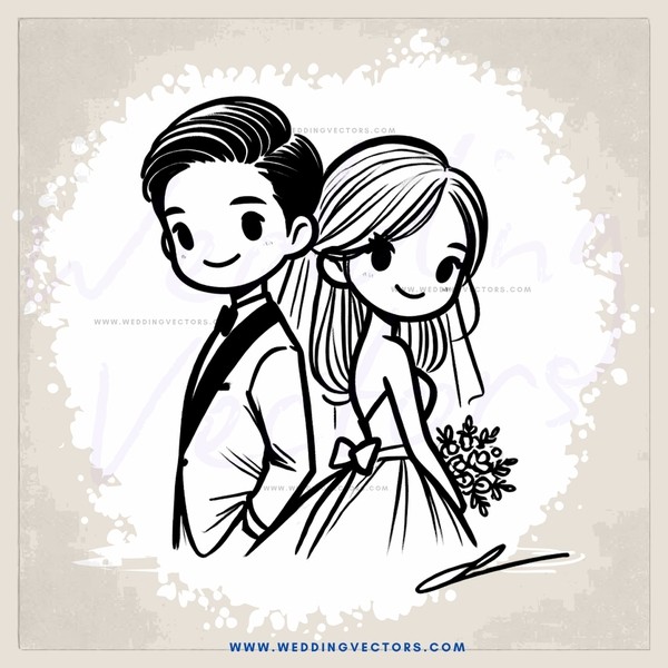 a couple holding hands and flowers
