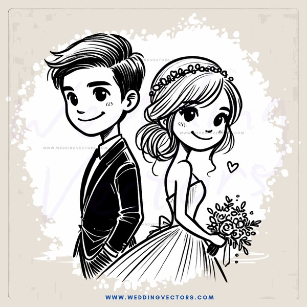 a young couple holding hands and smiling