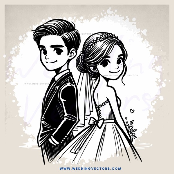 the newlyweds smile together