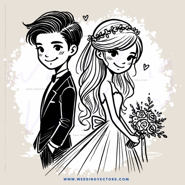 groom and bride