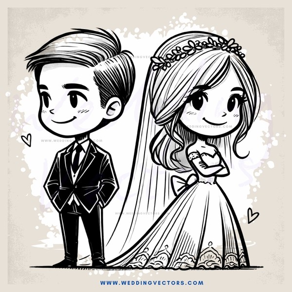 a bride and groom at their wedding reception