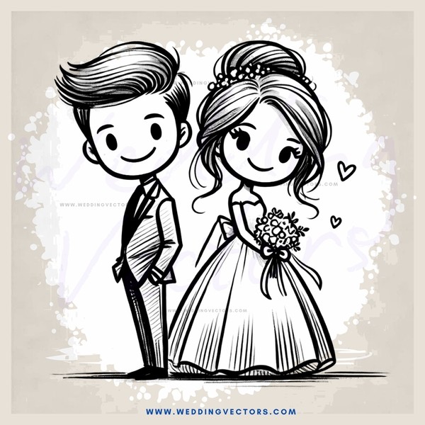 a couple smiling with flowers