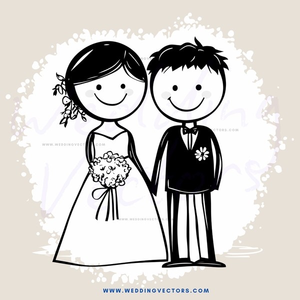 a couple standing together in a circle