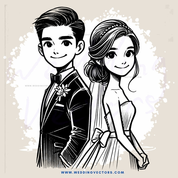 young couple smiling together