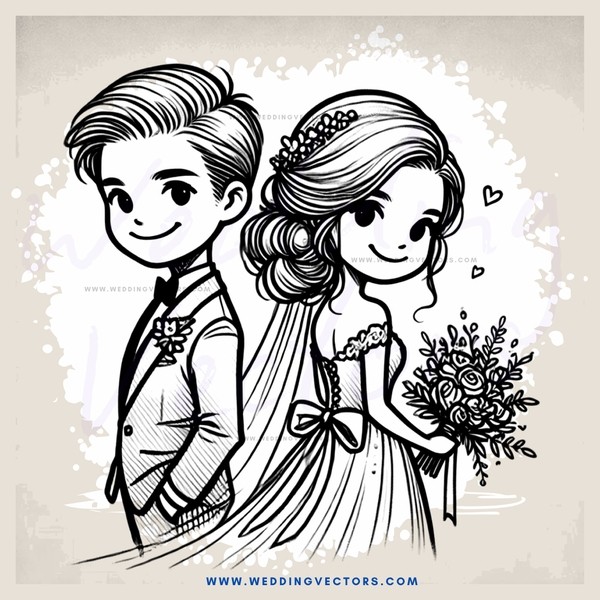 a man and woman holding flowers