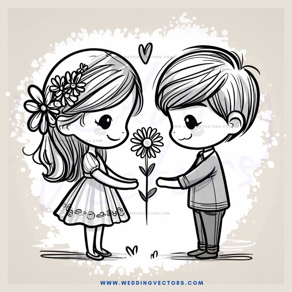 two people touching flowers and flower