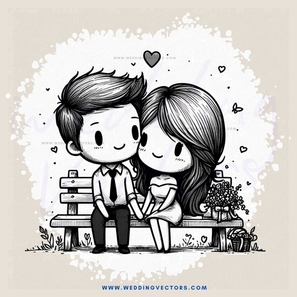 love story in a park