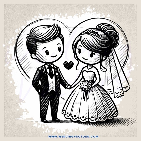 groom and bride holding hands on one knee