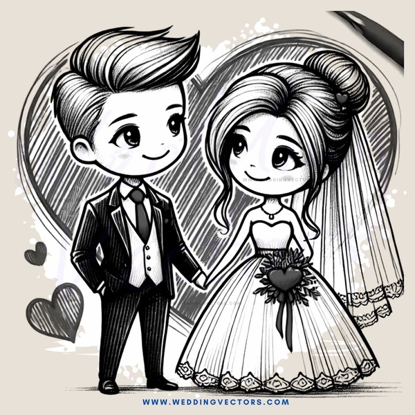 a young couple getting married