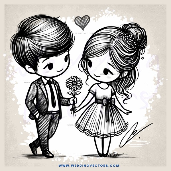 cartoon love story