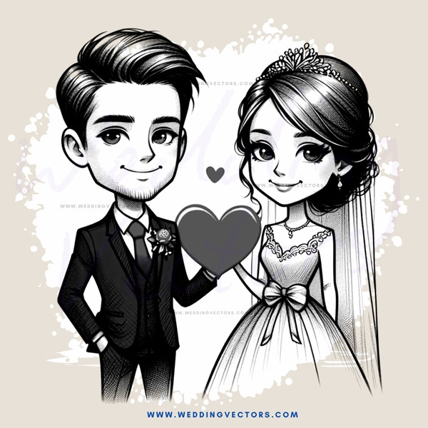 a man and woman holding hands in wedding fashion