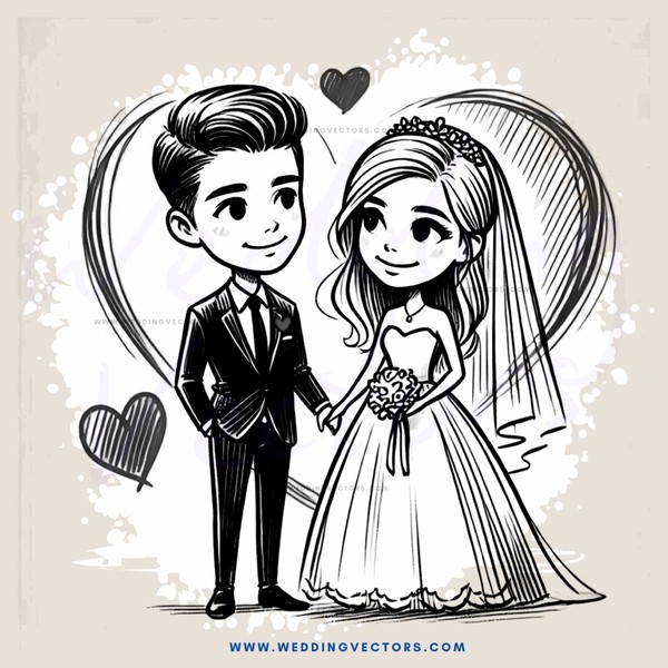 a couple in wedding attire exchanging rings