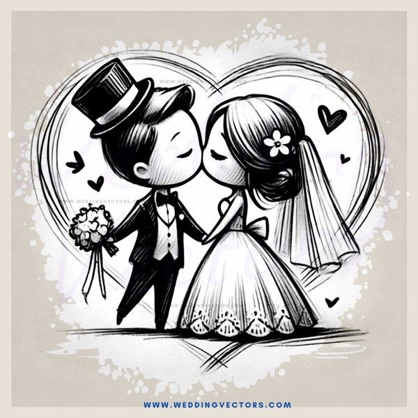 a black and white engagement picture