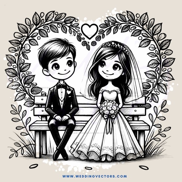a couple sitting on a bench and holding hands